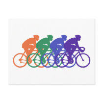 Cycling (male) postcard