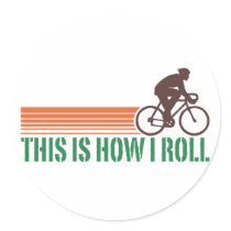 Cycling (male) sticker