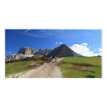 cycling on Dolomites Photo Cards