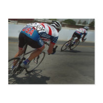 Cycling Race Postcard