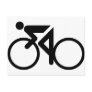 cycling racing bicycle postcard