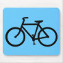 cycling silhouette mouse pad