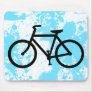 cycling silhouette mouse pad