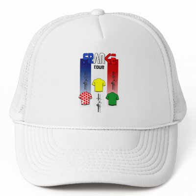 Cycling Touring France Cyclists gear Trucker Hat by Funkart