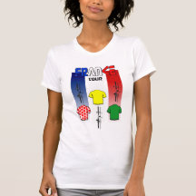 Cycling Touring France T Shirts