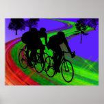 Cycling Trio on Ribbon Road