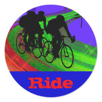 Cycling Trio on Ribbon Road