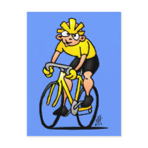 Cyclist - Cycling Postcard