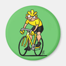 Cyclist - Cycling Refrigerator Magnet