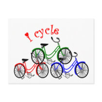 Cyclist Gifts (Bicycling) design Postcard