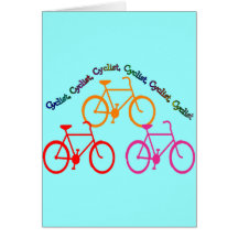 Cyclist Gifts, Biking Mania! Greeting Card