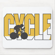 Cyclist Mouse Pads