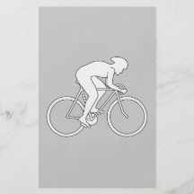 Cyclist Racer. Flyer Design