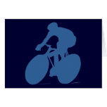 Cyclist Silhouette Note Cards
