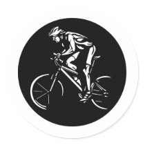 Cyclist Sticker