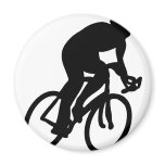 cyclist tour de france racing bike magnets