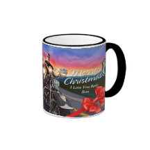 Cyclistes de Joyeux Noël 1 tasse