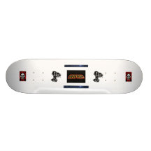 Cyclone/eruption deck!! custom skate board