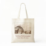 Cyclone Rollercoaster Budget Canvas Tote Tote Bags