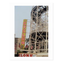 Cyclone Sign (Coney Is., NY) postcard