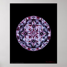 Cymatics: Music Note A Piano Poster