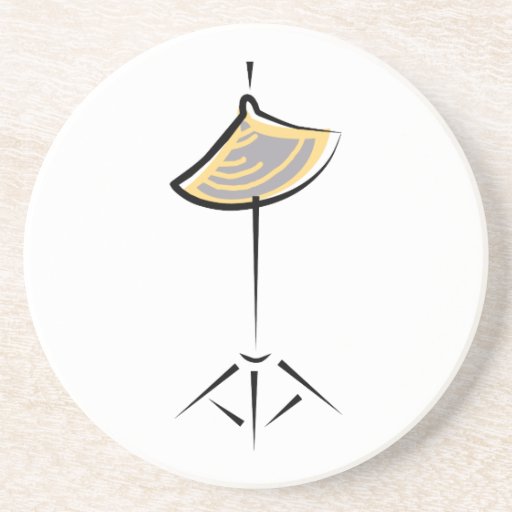 Cymbales d'accident sur la conception graphique d' dessous de verres