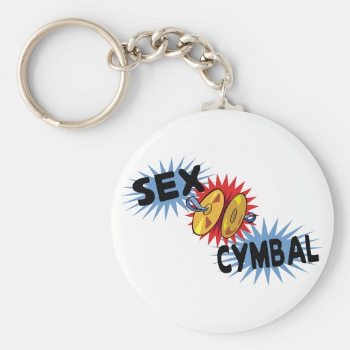 Cymbales de sexe porte-clé