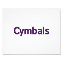 cymbals text purple photo art