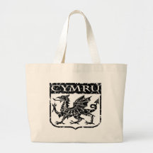 Cymru - Wales - Vintage Tote Bags