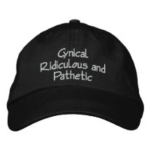 Cynical Ridiculous and Pathetic Cap by CRaP USA Embroidered Baseball Caps