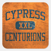 Cypress Centurions Athletics Square Sticker