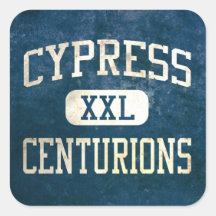 Cypress Centurions Athletics Square Stickers