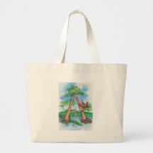 Cypress Tree Alphabet, Letter "A" Bag