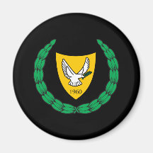 Cyprus Coat of Arms Fridge Magnets