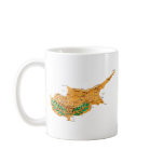 Cyprus Flag-colour Map Customizable Mug