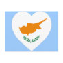 Cyprus Flag Heart Post Cards