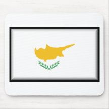 Cyprus Flag Mouse Pad