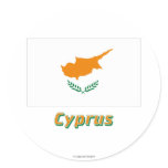 Cyprus Flag with Name