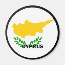 Cyprus Roundel quality Flag Refrigerator Magnets
