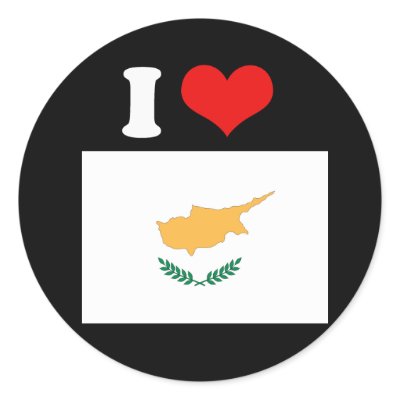 Cyprus Round Stickers by flagshirts