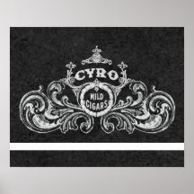 Cyro Mild Cigars Vintage Label Print