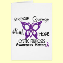 Cystic Fibrosis Celtic Butterfly 3 cards