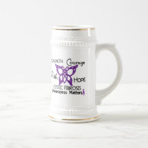 Cystic Fibrosis Celtic Butterfly 3 Mug