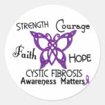 Cystic Fibrosis Celtic Butterfly 3 Sticker