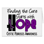 Cystic Fibrosis HOPE 4 Greeting Card