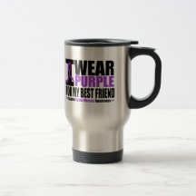 Cystic Fibrosis I Wear Purple For My Best Friend Coffee Mugs