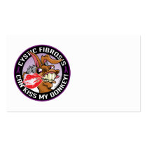 Cystic Fibrosis Kiss My Donkey Business Card Templates