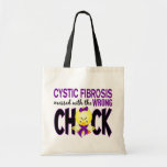 Cystic Fibrosis Messed With The Wrong Chick Canvas Bags