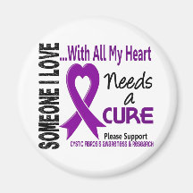 Cystic Fibrosis Needs A Cure 3 Refrigerator Magnet