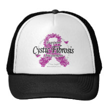 Cystic Fibrosis Ribbon of Butterflies Hat